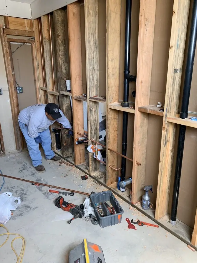 Commercial rough-in plumbing for Gas Line Repair in Stilwell